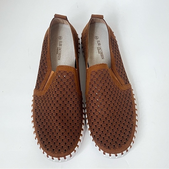 Isle Jacobsen Tulip 139 Perforated Slip-On Sneaker Mens Size EU 43 US 9.5 ⬇️ - Picture 6 of 8